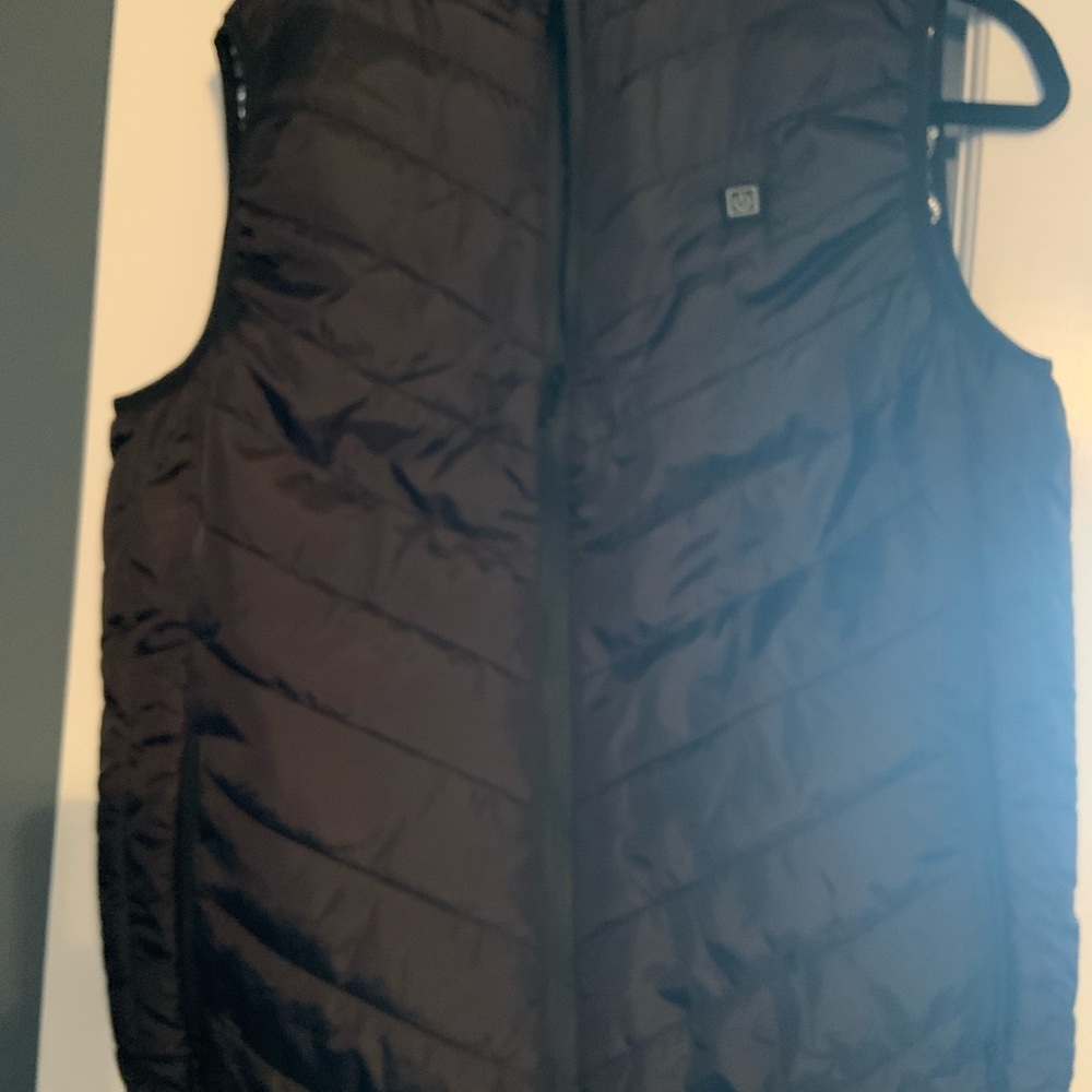 Black Quilted Vest